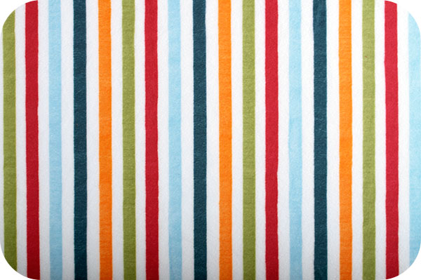 Striped Cuddle Print White/Orange
